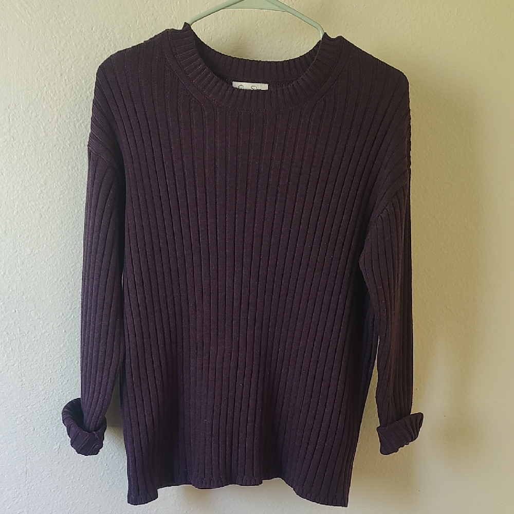 Jessica Simpson M Ribbed purple Sweater